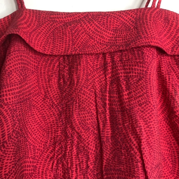 Anthropologie Maeve Mandalay Cold Shoulder Blouse Size XS - Picture 8 of 11